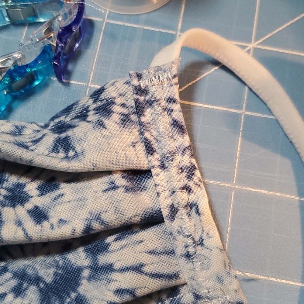 Blue Tie Dyed | Last One High Quality Face Mask ๐ - Picture 3 of 5